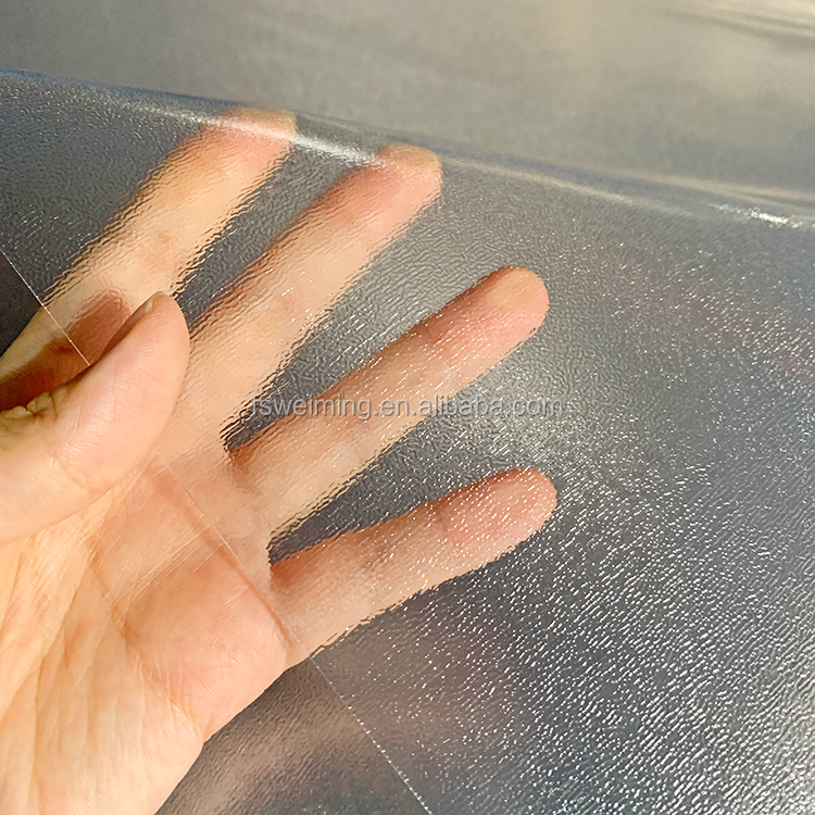 PVC磨砂透明椅垫