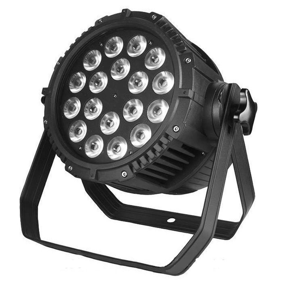 LED PAR 18 LED’S 6 IN 1 18W RGBWA+UV IP65