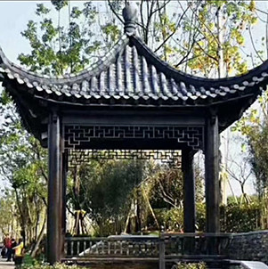 4米古建四角亭