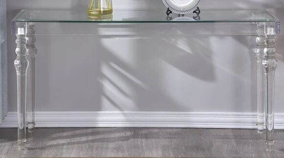Best crystal clear acrylic console table Factory Price -
