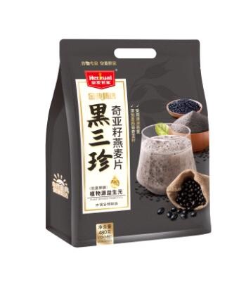 黑三珍奇亚籽燕麦片