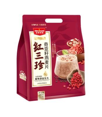 红三珍奇亚籽燕麦片