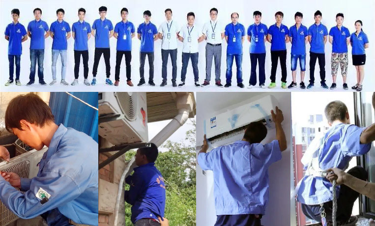 广州空调维修-专业服务人员