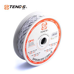 腾色 TS-16SC-2X-WE 16号白色二芯对绞喇叭线