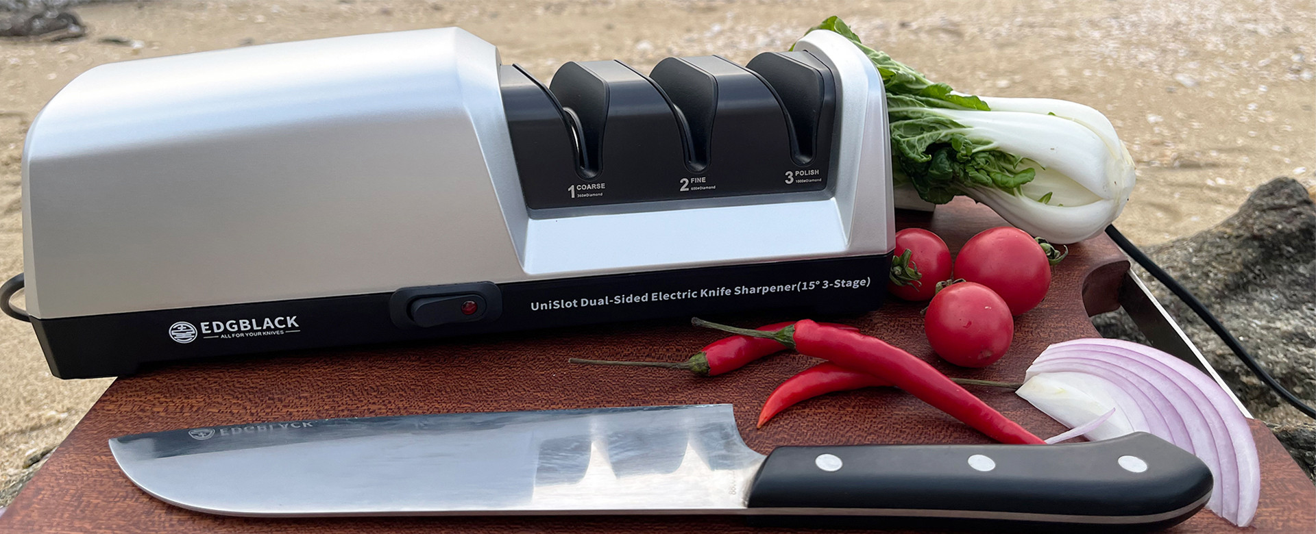 Electric knife sharpener