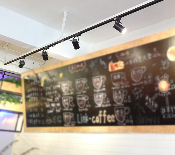 Downlight Decoration In Cafe