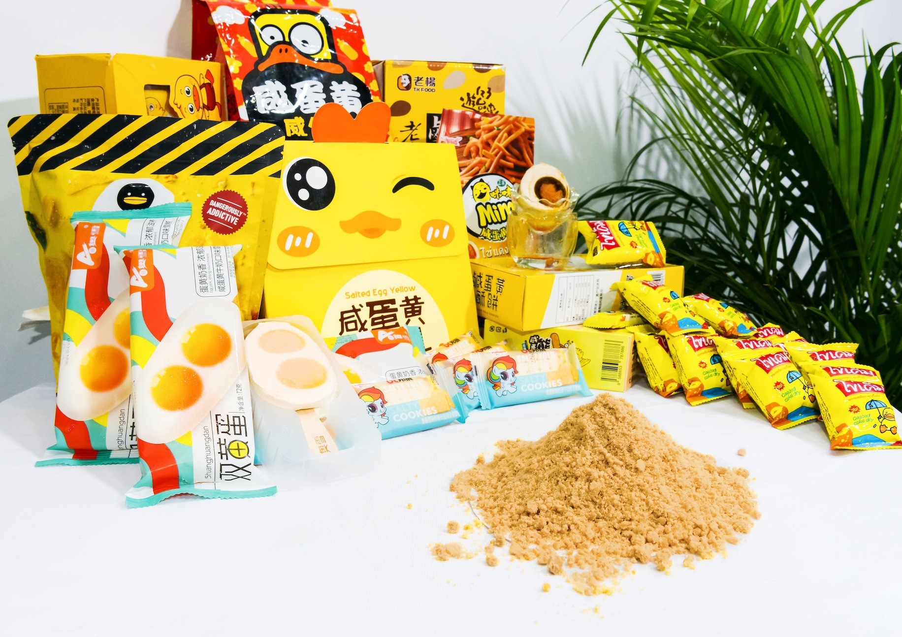 厂家直供咸蛋黄粉袋装纯咸鸭蛋黄粉烘培原料