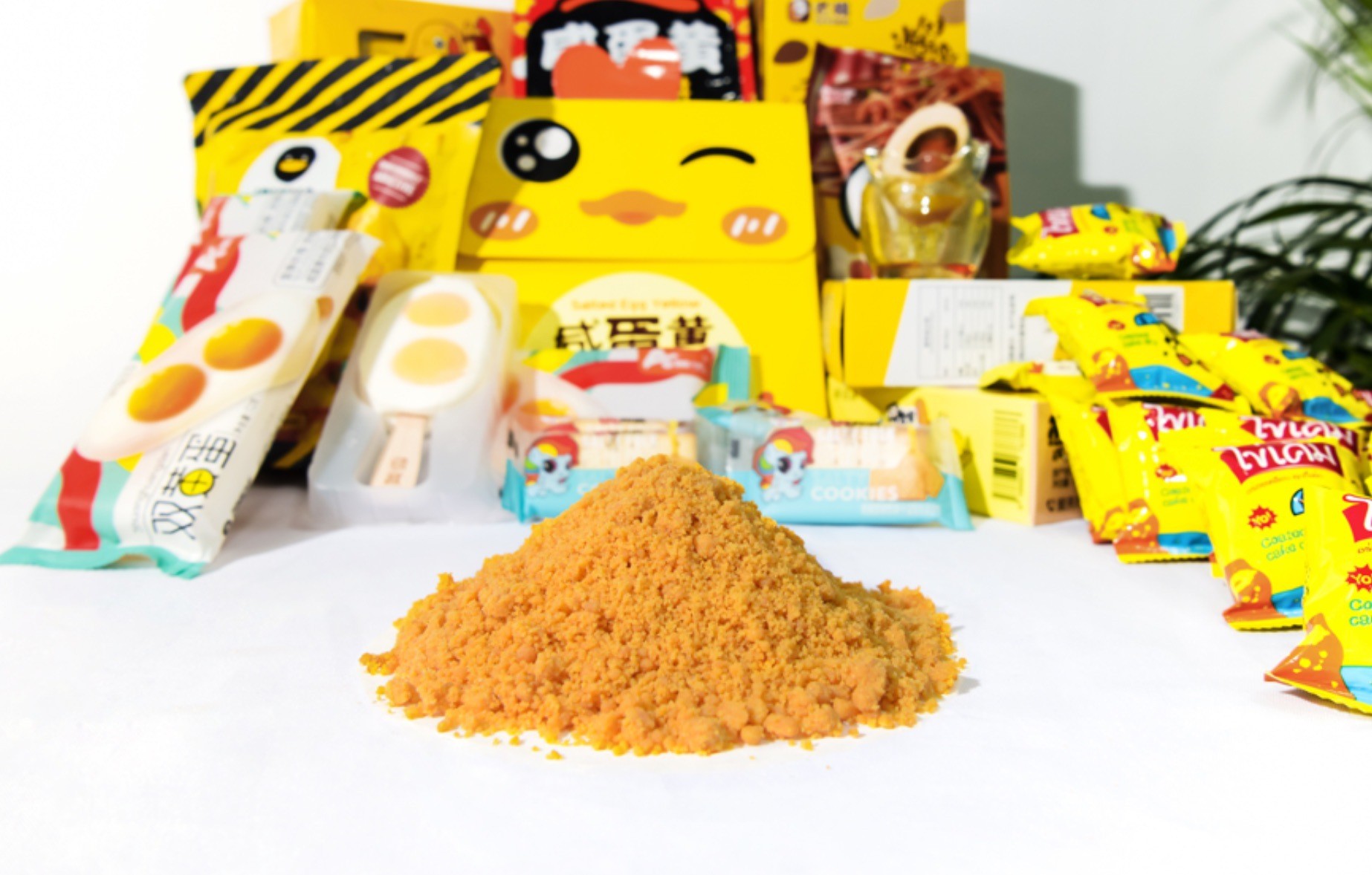 厂家直供金沙咸蛋黄粒 适用烘焙外撒酥性饼干纯咸蛋黄粒